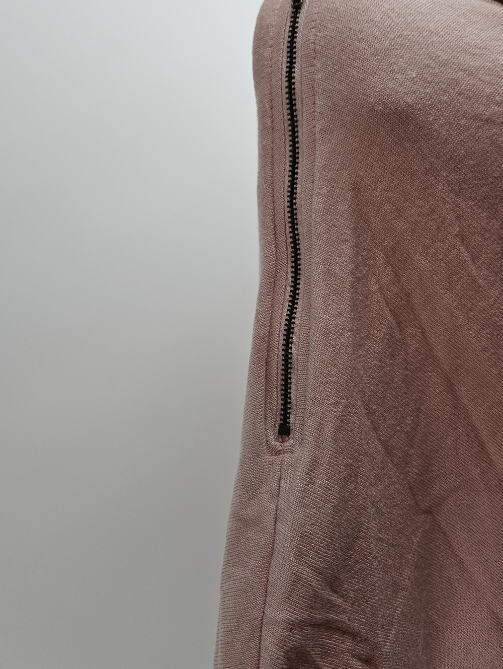 Women's Dusty Pink Cowl Neck Sweater - Picture 10 of 13
